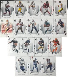 2007 SP AUTHENTIC FOOTBALL LOT OF 17