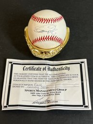 Sammy Sosa Autographed Baseball With COA