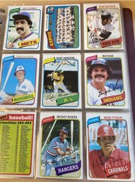 1980 Topps Baseball Complete Set ~ Ricky Henderson Rookie