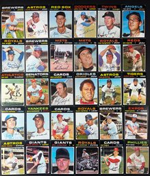 1971 Topps Baseball Lot Of 30
