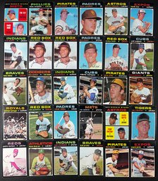 1971 Topps Baseball Lot Of 30