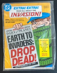 1988 DC Daily Planet Newspaper Special Invasion Edition