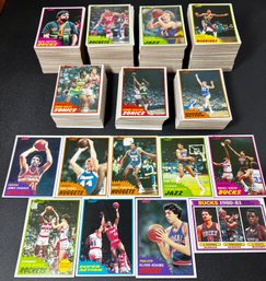 1981 Topps Basketball Lot Of 600 CARDS