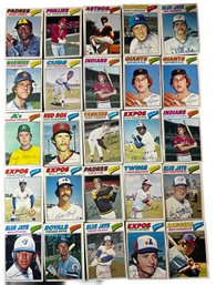 1977 O-PEE-CHEE BASEBALL LOT OF 25