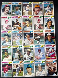 1977 O-PEE-CHEE BASEBALL LOT OF 25