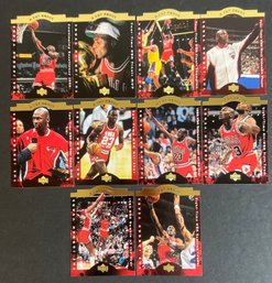Michael Jordan 1997 A Cut Above 10 Card Set