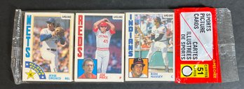 1984 OPC BASEBALL RACK PACK FACTORY SEALED