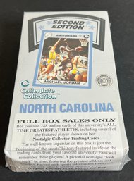 1990 North Carolina Tar Heels Collegiate Collection Wax Box