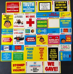 1983 FLEER GOES MAD STICKERS LOT