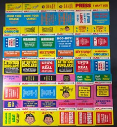 1983 FLEER GOES MAD STICKERS LOT