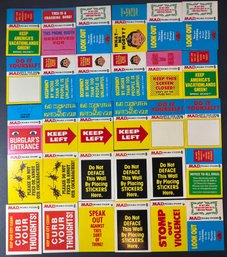 1983 FLEER GOES MAD STICKERS LOT