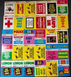 1983 FLEER GOES MAD STICKERS LOT