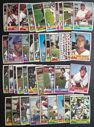 1976 Topps Baseball Lot Of 60