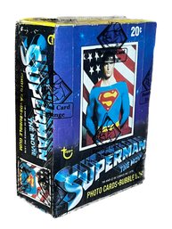 1978 TOPPS SUPERMAN SERIES 1 UNOPENED BOX ~ 36 PACKS BBCE AUTHENTICATED