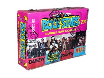 1979 Donruss Rock Stars Trading Card Box 36 Packs ~ BBCE Authenticated UNOPENED