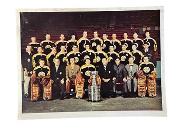 1969-70 Stanley Cup Champion Boston Bruins Team Type 1 Photo Original