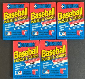 1989 Donruss Baseball Factory Sealed Wax Pack - LOT