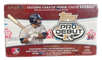 2010 TOPPS PRO DEBUT BASEBALL SERIES 1 HOBBY BOX FACTORY SEALED BBCE - MIKE TROUT ROOKIE YEAR