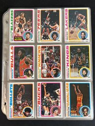 1978 Topps Basketball Complete Set 1-132