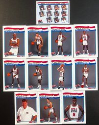 1991 NBA HOOPS COMPLETE DREAM TEAM LOT USA OLYMPIC SET