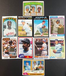 VINTAGE BASEBALL LOT TOPPS ROOKIES & HOF