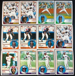 1983 TOPPS BASEBALL LOT