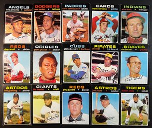 1971 TOPPS BASEBALL LOT