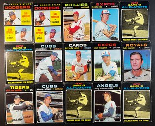 1971 TOPPS BASEBALL LOT