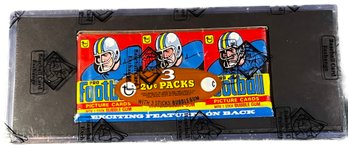1978 TOPPS FOOTBALL 3 PACK TRAY BBCE AUTHENTICATED FACTORY SEALED