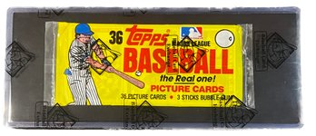 1983 TOPPS BASEBALL RACK PACK BBCE AUTHENTICATED UNOPENED