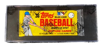1982 TOPPS BASEBALL RACK PACK BBCE AUTHENTICATED UNOPENED OZZIE ON BACK