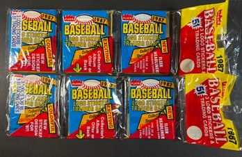 1987 FLEER BASEBALL RACK PACK FACTORY SEALED - 2