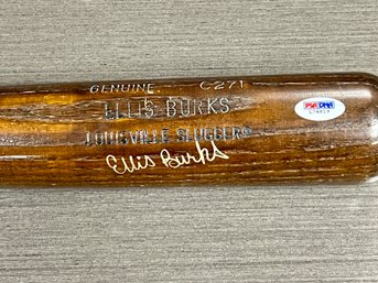 Boston Red Sox Team Issued Ellis Burks Autographed Baseball Bat PSA DNA