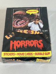 1986 TOPPS LITTLE SHOP OF HORRORS TRADING CARD BOX 36 PACKS FACTORY SEALED