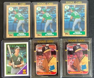 MARK MCGWIRE ROOKIE CARD LOT MLB Baseball