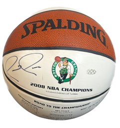 PAUL PIERCE SIGNED BASKETBALL NBA CHAMPIONSHIP