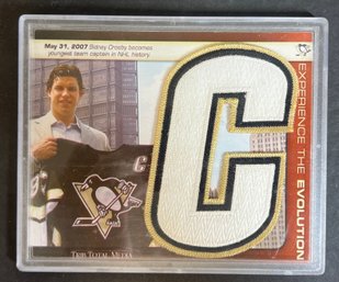 NHL Sidney Crosby Authentic Captains Patch