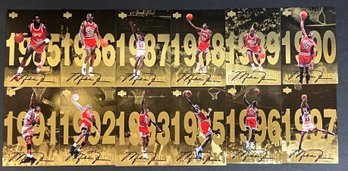 1998 Upper Deck Michael Jordan Chicago Bulls Gatorade NBA Dreams Foil Set