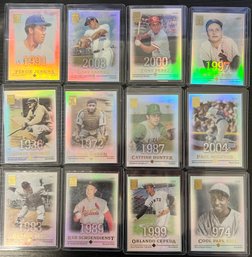 2004 TOPPS TRIBUTE BASEBALL LOT PAUL MOLITOR CATFISH HUNTER