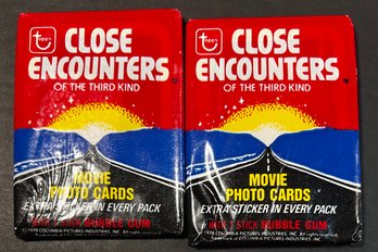 CLOSE ENCOUNTERS OF THE THIRD KIND TRADING CARD PACKS FACTORY SEALED