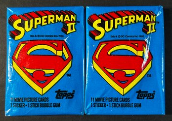 SUPERMAN 2 TRADING CARD PACKS FACTORY SEALED