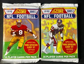 1990 SCORE FOOTBALL UNOPENED PACKS