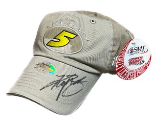KYLE BUSCH AUTOGRAPHED OFFICIAL NASCAR HAT WITH HOLO