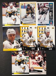 ADAM OATES LOT BOSTON BRUINS