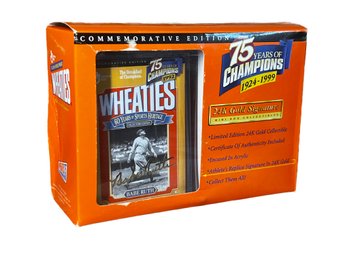 BABE RUTH Limited Edition 75th Anniversary Wheaties Collectors Tin ~ Factory Sealed