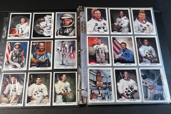 1992 SPACE VENTURES SERIES 2 NASA SPACE SHOTS ASTRONAUTS CARD SET IN BINDER