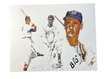 TED WILLIAMS PRINT