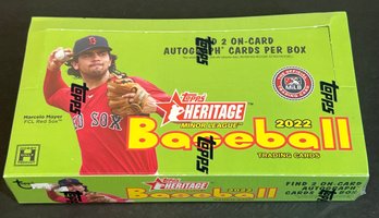 2022 TOPPS HERITAGE MINOR LEAGUE BASEBALL HOBBY BOX FACTORY SEALED