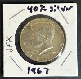 1967 JFK Dollar Silver US COINS