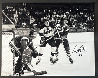 TERRY O'REILY  AUTOGRAPHED PHOTO 9X14'